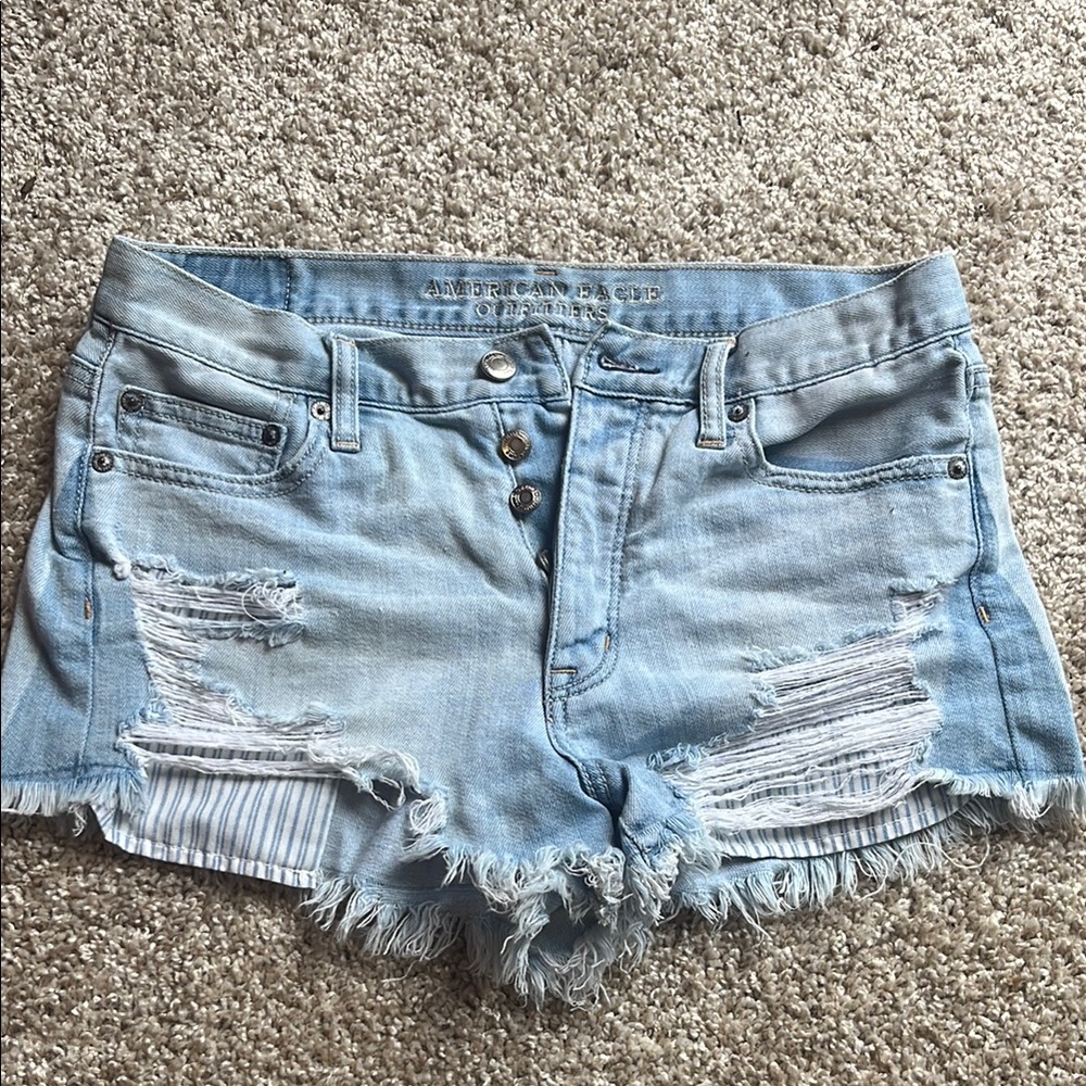 American Eagle Outfitters Blue Jean Cutoff Shorts